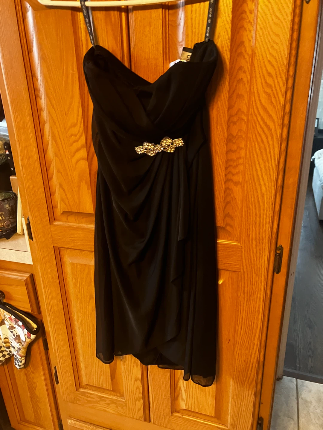 Strapless party dress