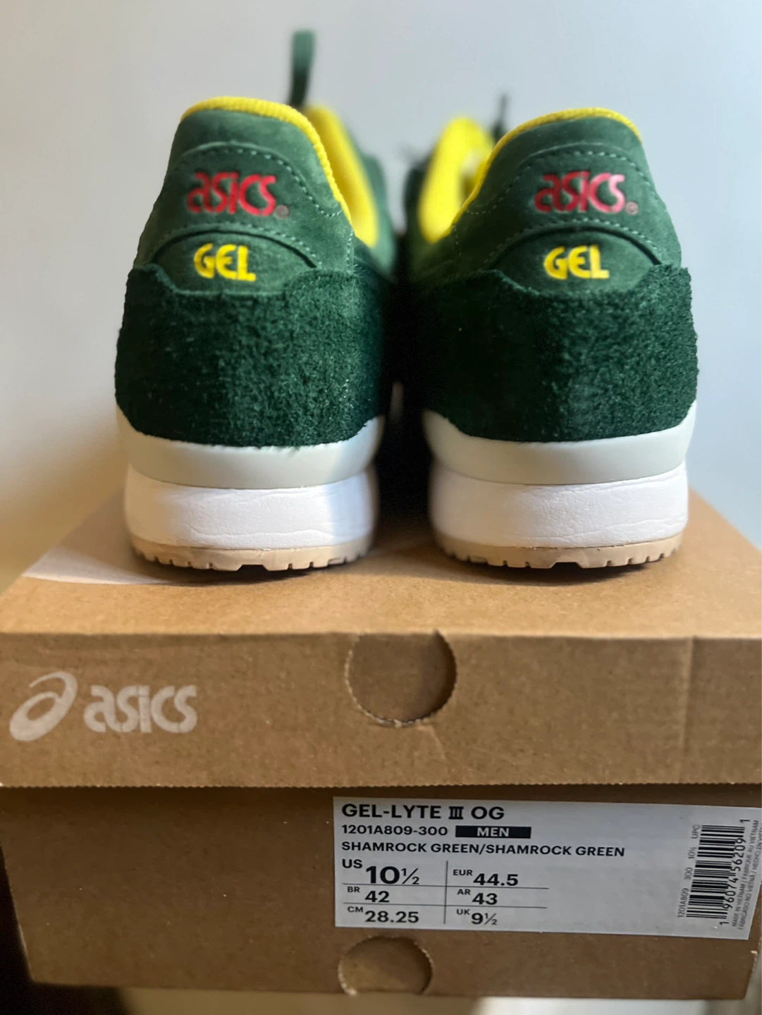 Asics Gel-Lyte III OG Shamrock Green 10.5sz - photo 4
