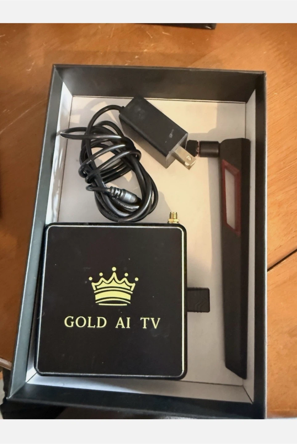 Gold AI TV streaming box