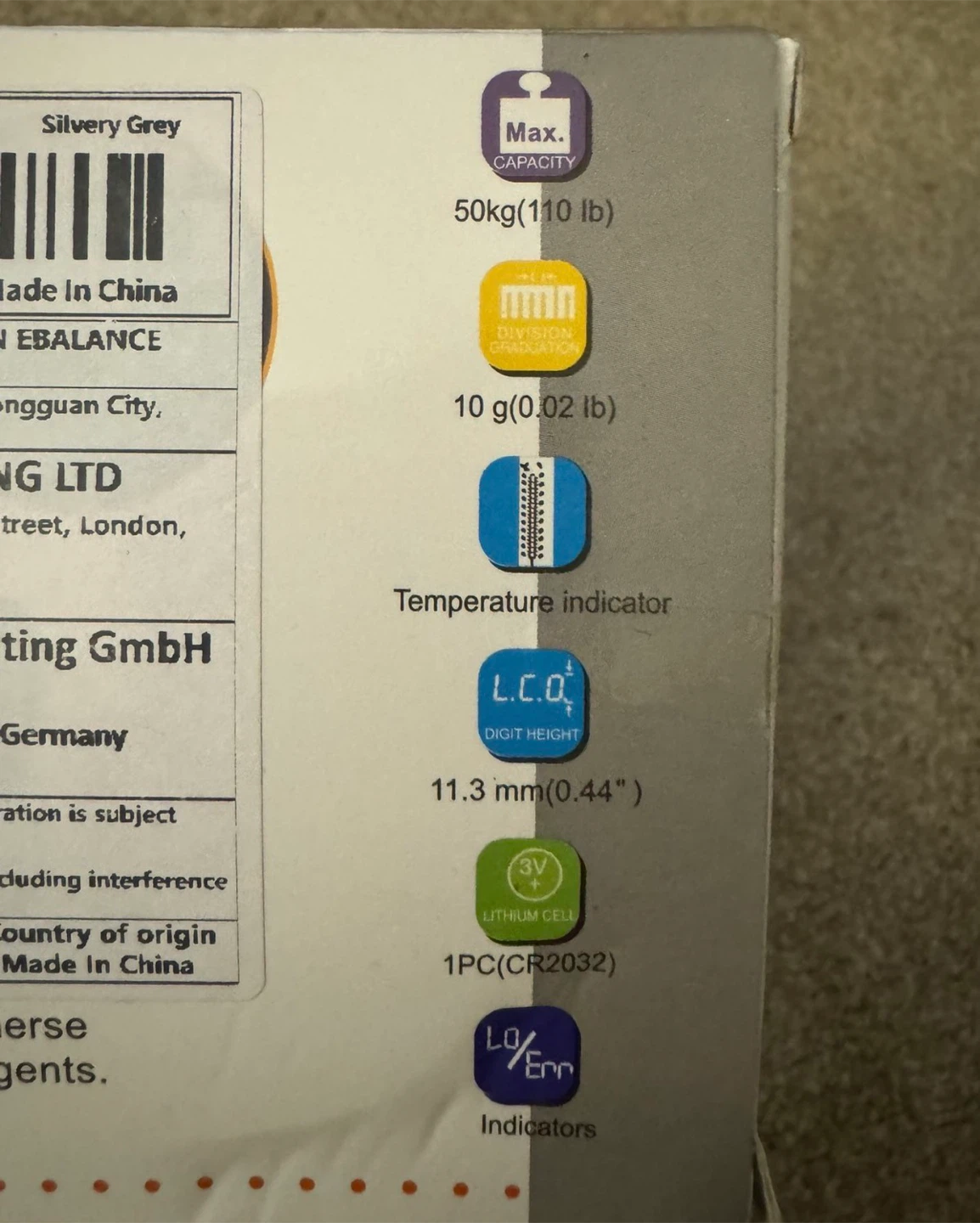 Electronic Luggage Scale 50kg/110lb - photo 5