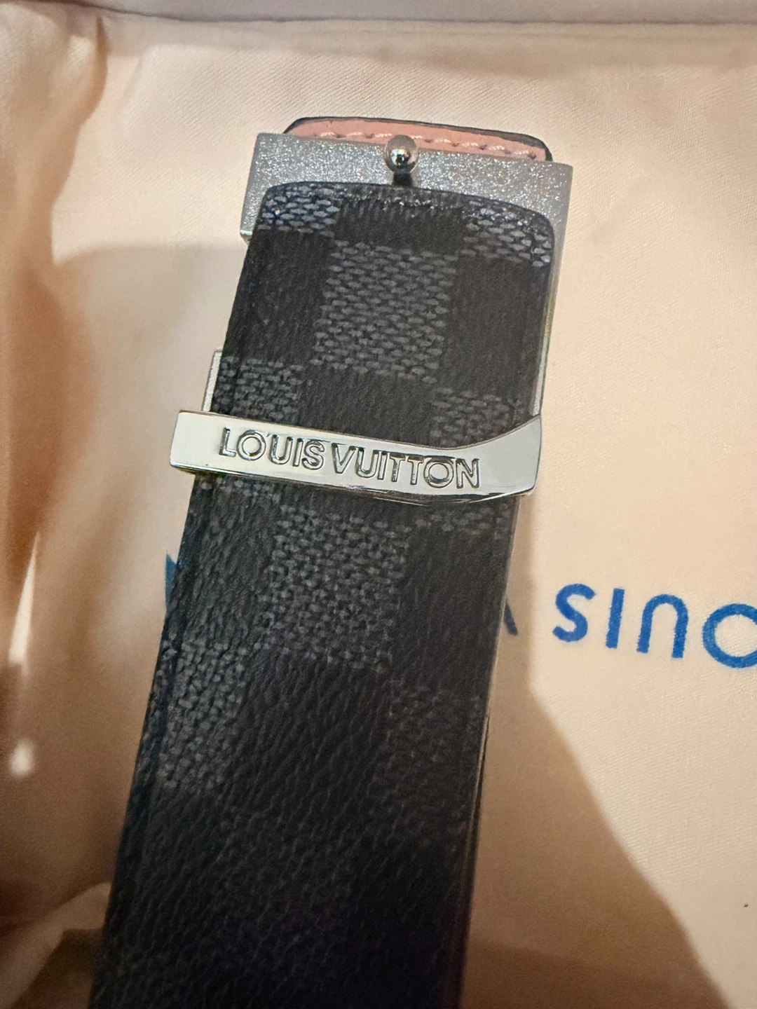 Louis Vuitton Damier Graphite Belt - photo 2