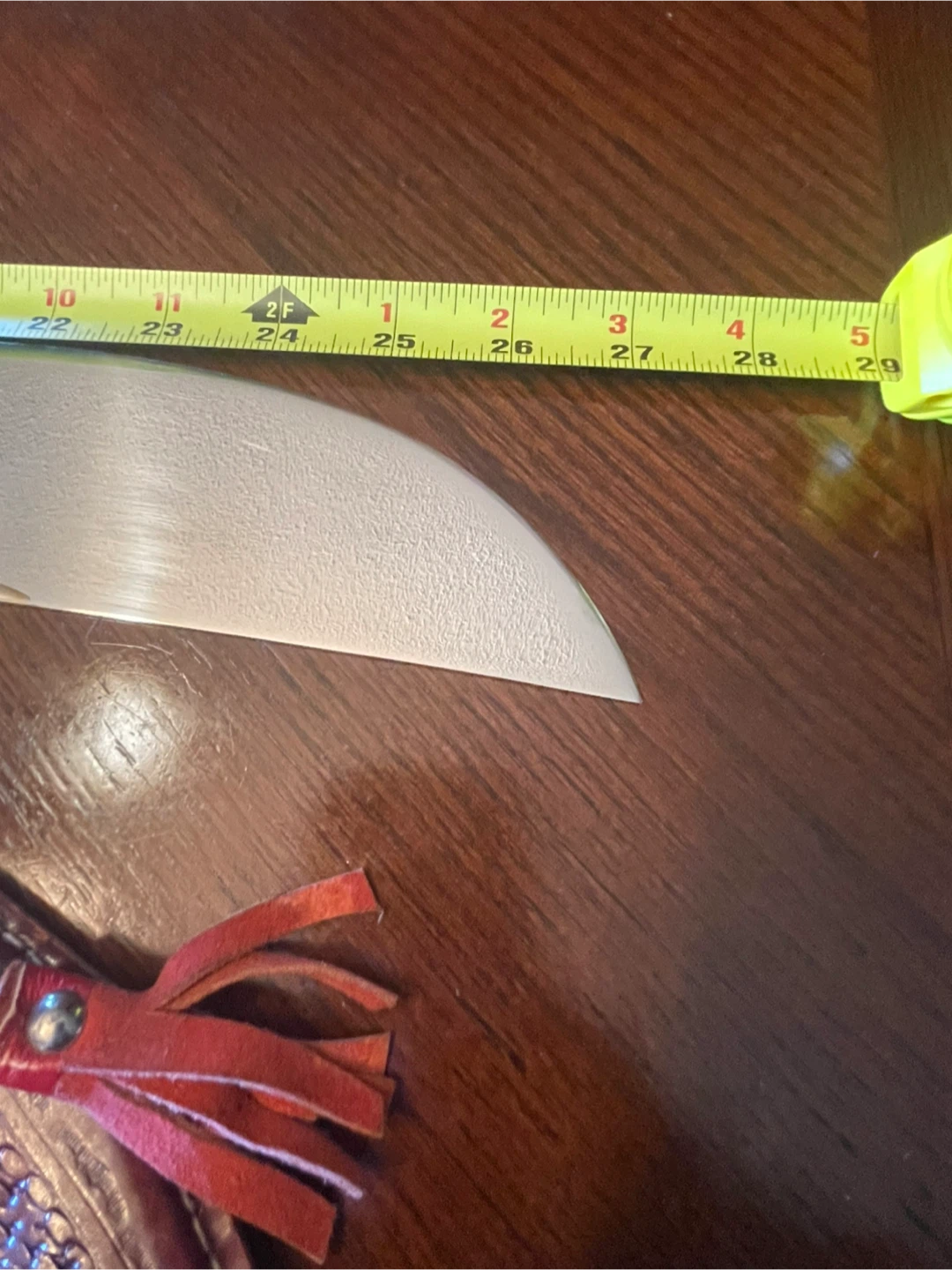 El Salvador Machete with Ornate Leather Sheath - photo 3