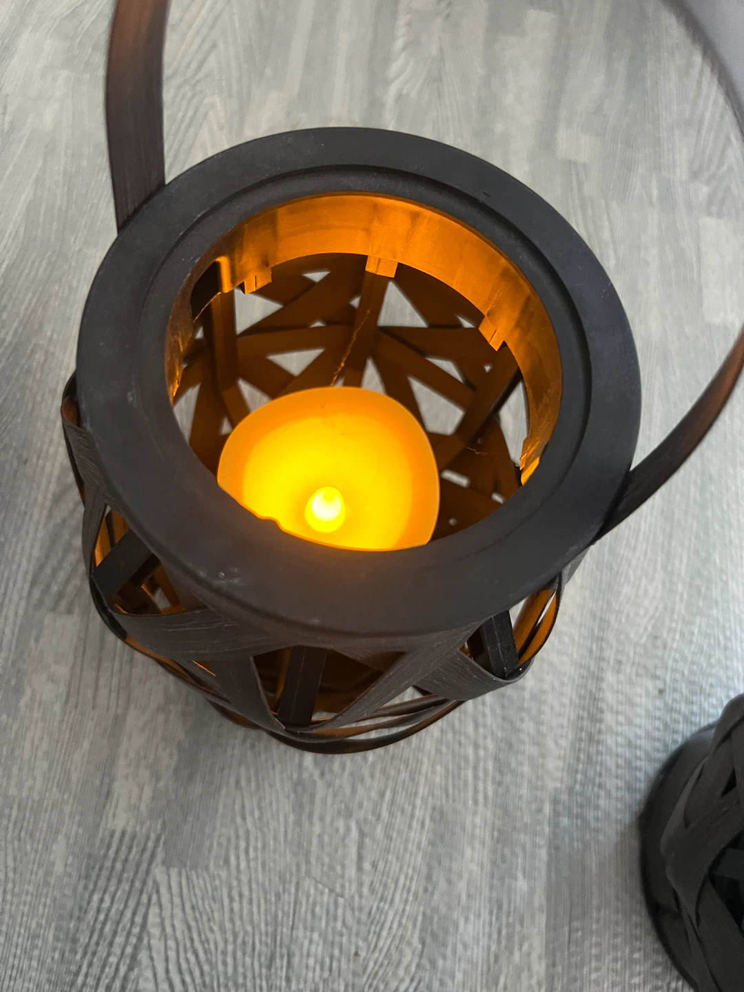 Set of 6 LED Woven Lanterns - photo 4