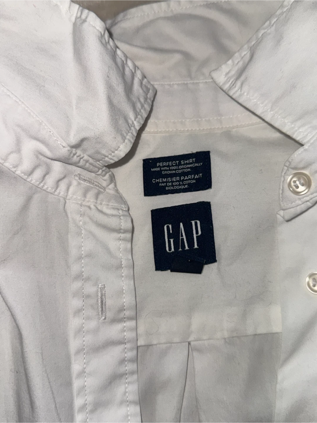 2 Gap Shirts (white and black) - photo 3