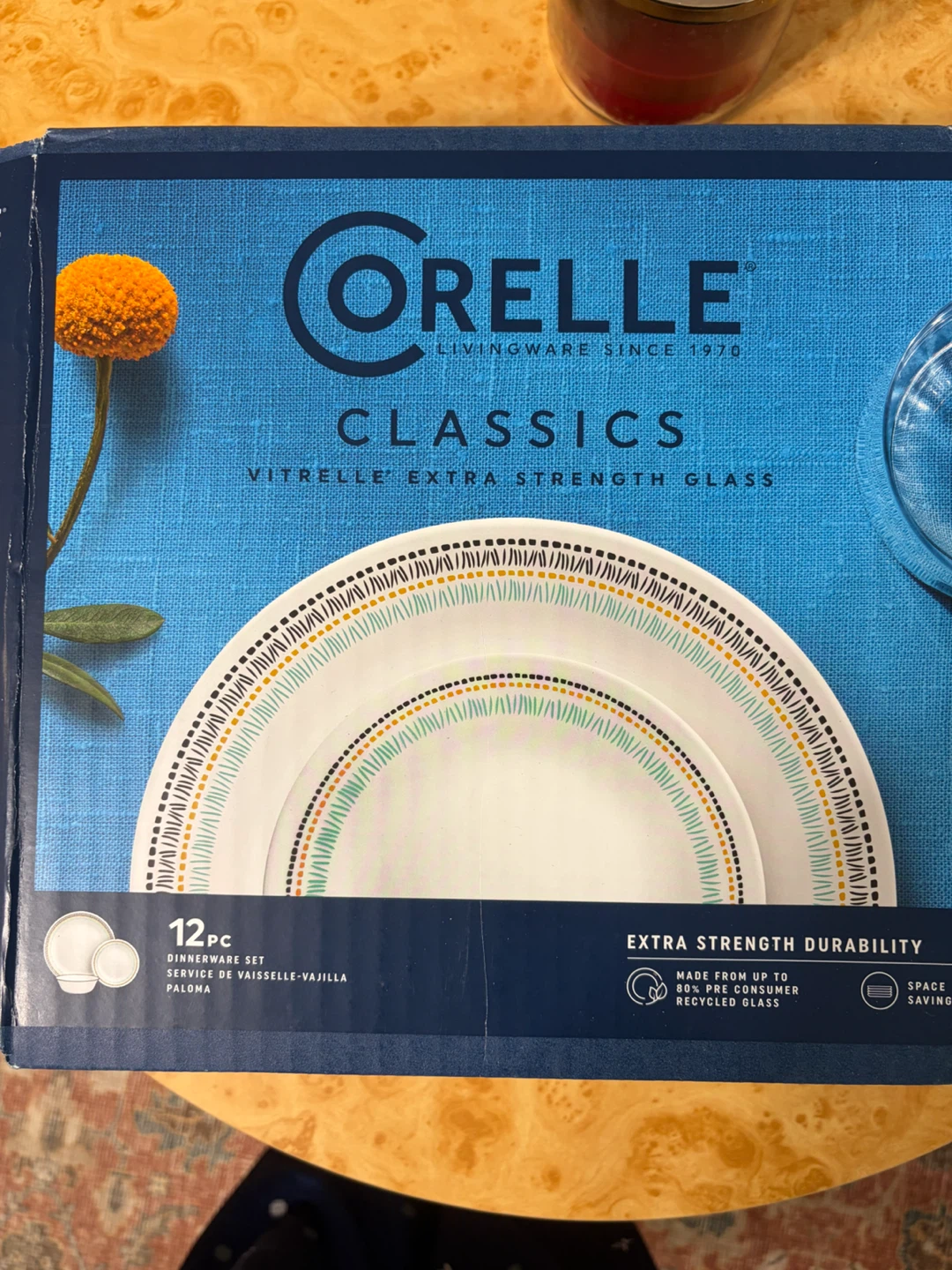 Corelle Classics 12-Piece Dinnerware Set - Paloma