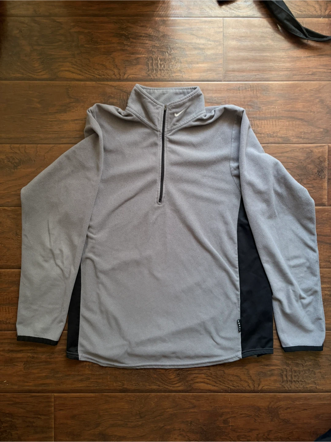 Vintage Nike y2k fleece quarter zip top M mini swoosh - photo 4