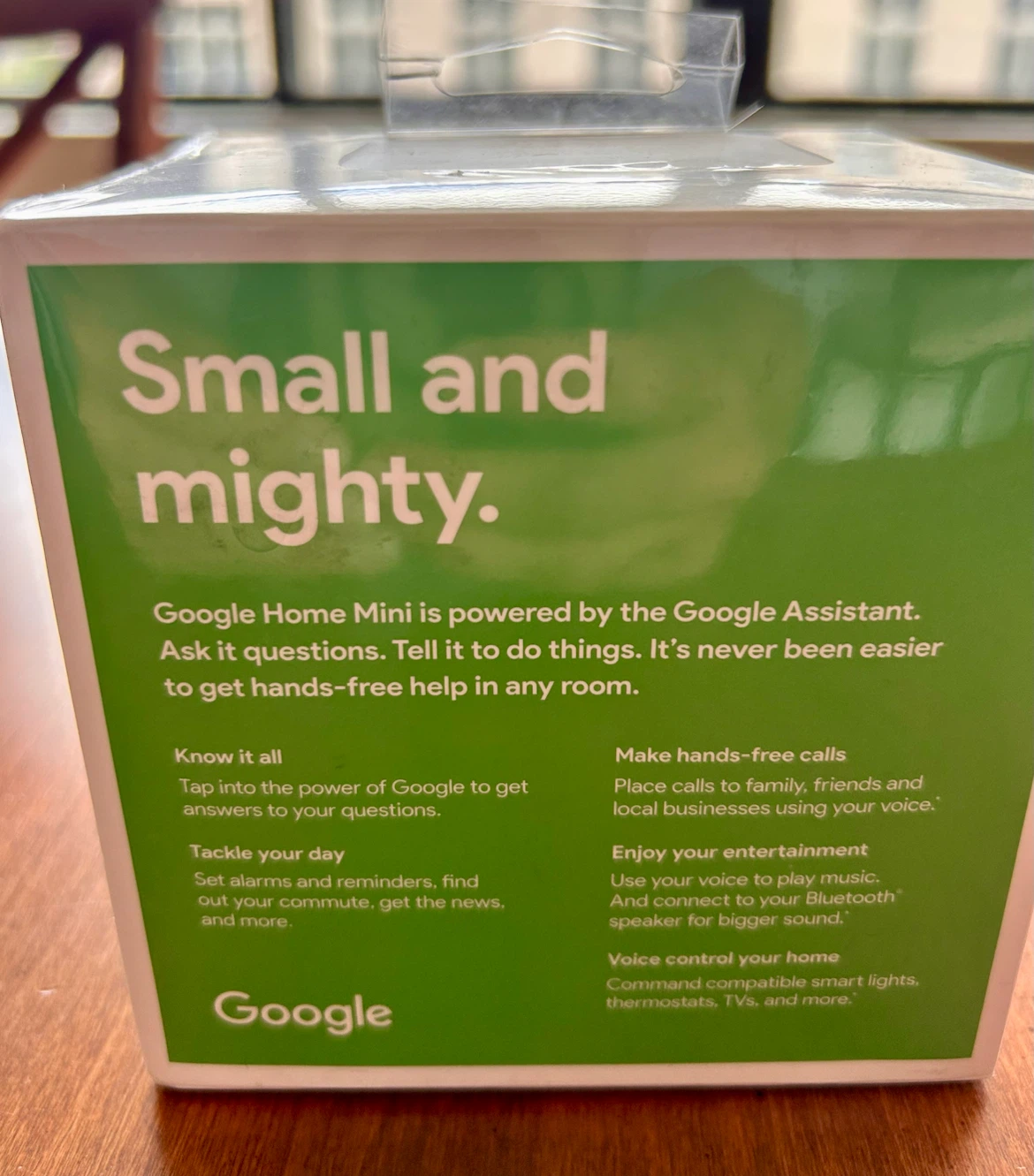 Google Home Mini Smart Speaker (never opened) - photo 3