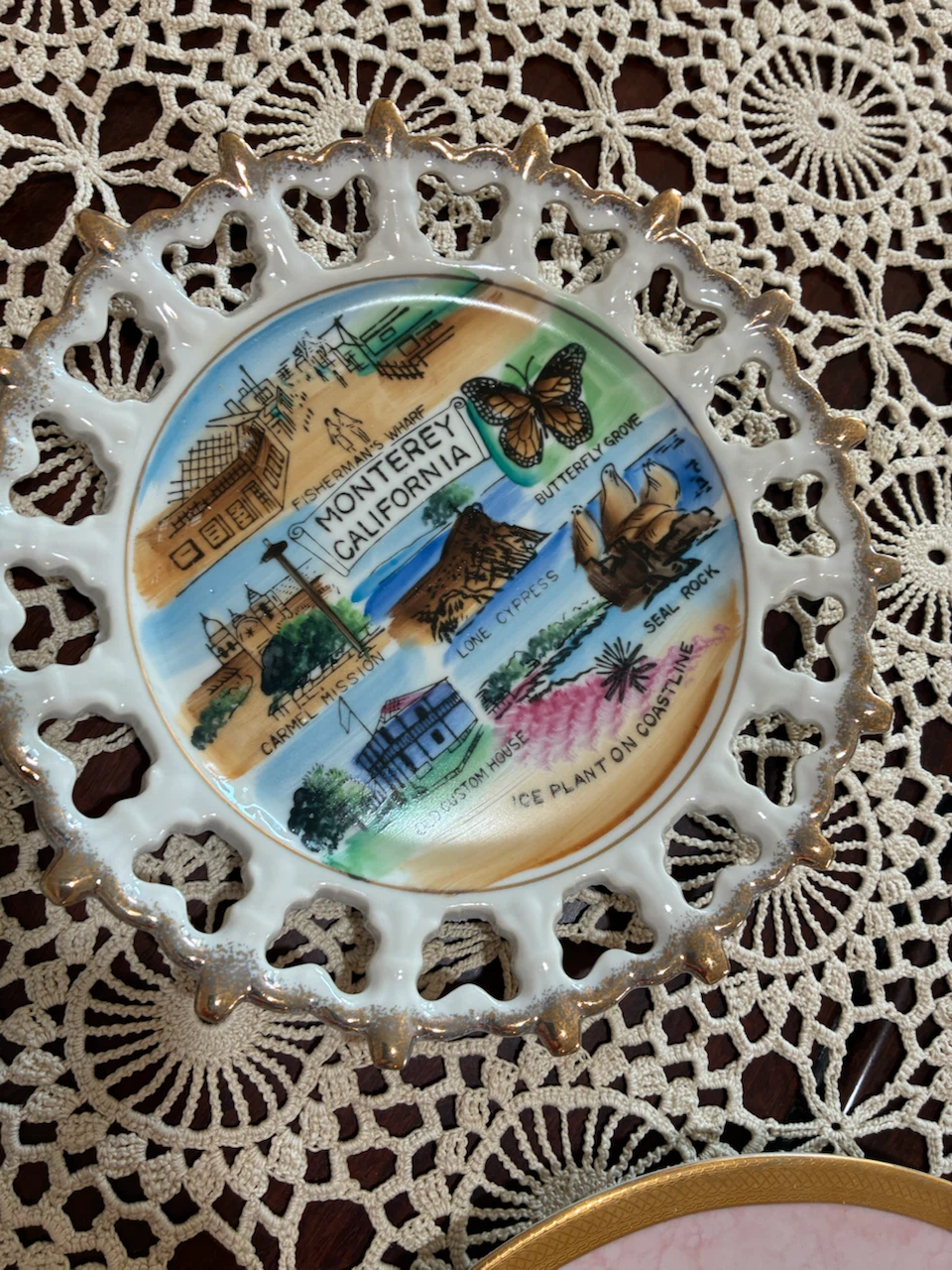 Monterey California Decorative Souvenir Plate