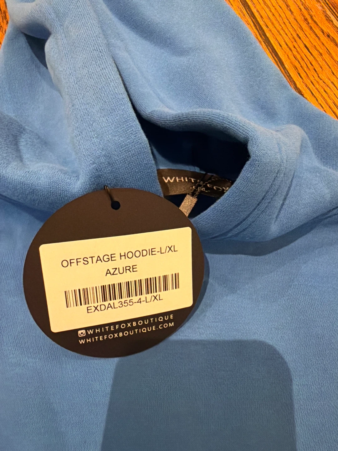 White Fox Offstage Hoodie Azure - photo 2