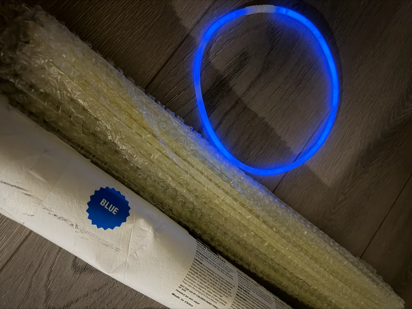 Blue Glow Necklaces