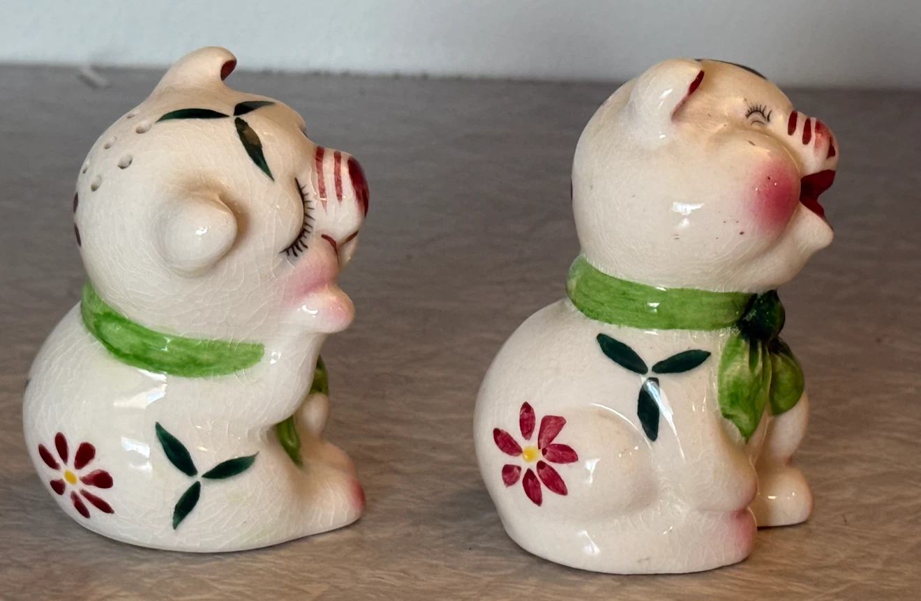 Vintage Pigs salt and pepper set - photo 4
