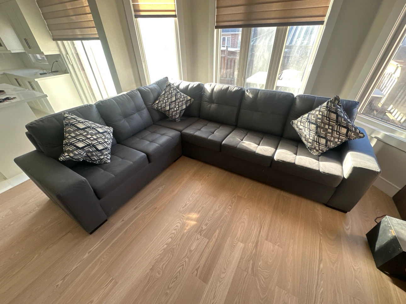 Dark Grey Sectional Sofa