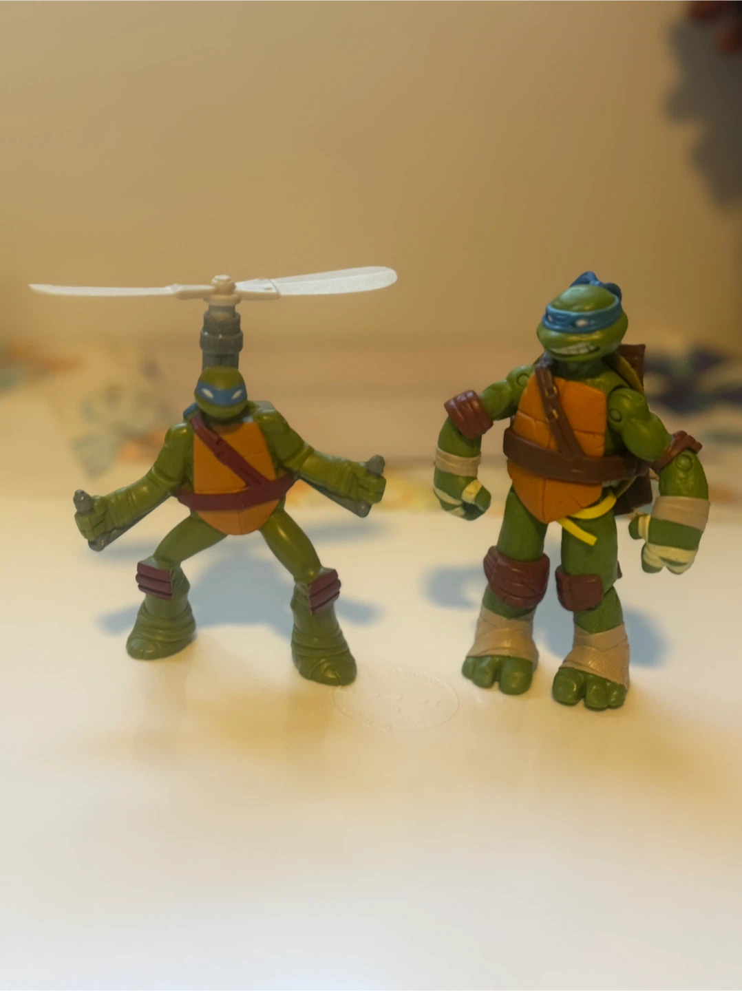 2 Teenage Mutant Ninja Turtles Leonardo Figures