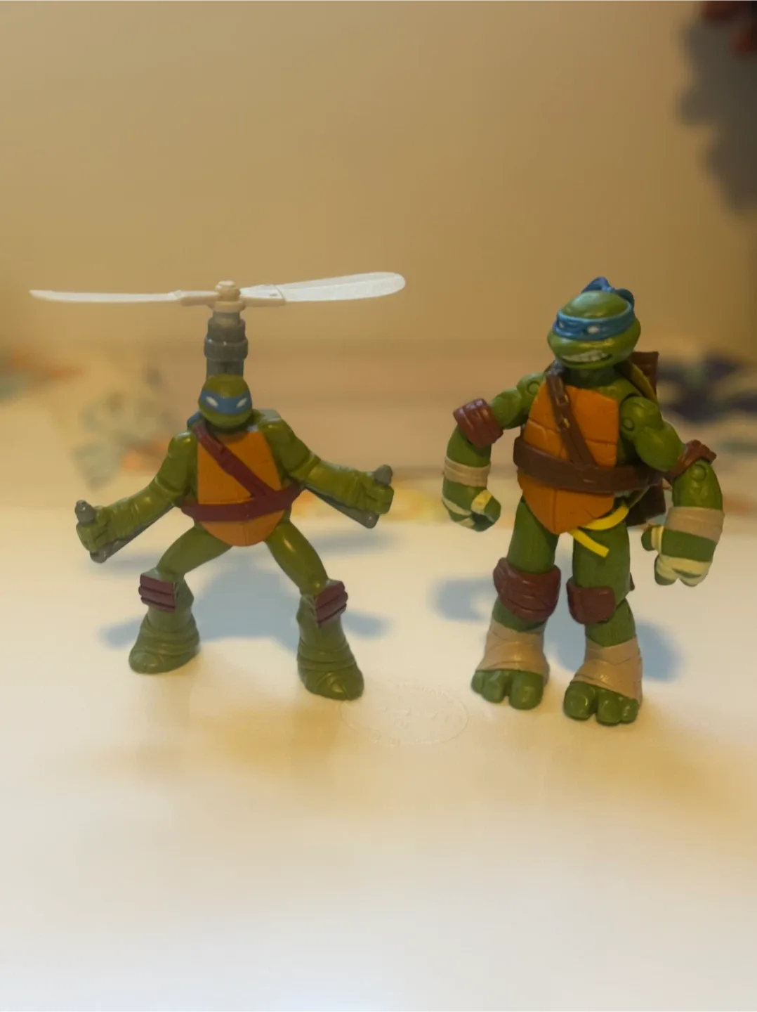 2 Teenage Mutant Ninja Turtles Leonardo Figures