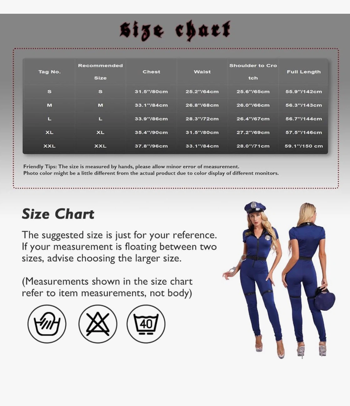 Women's Police Costume Jumpsuit - photo 5