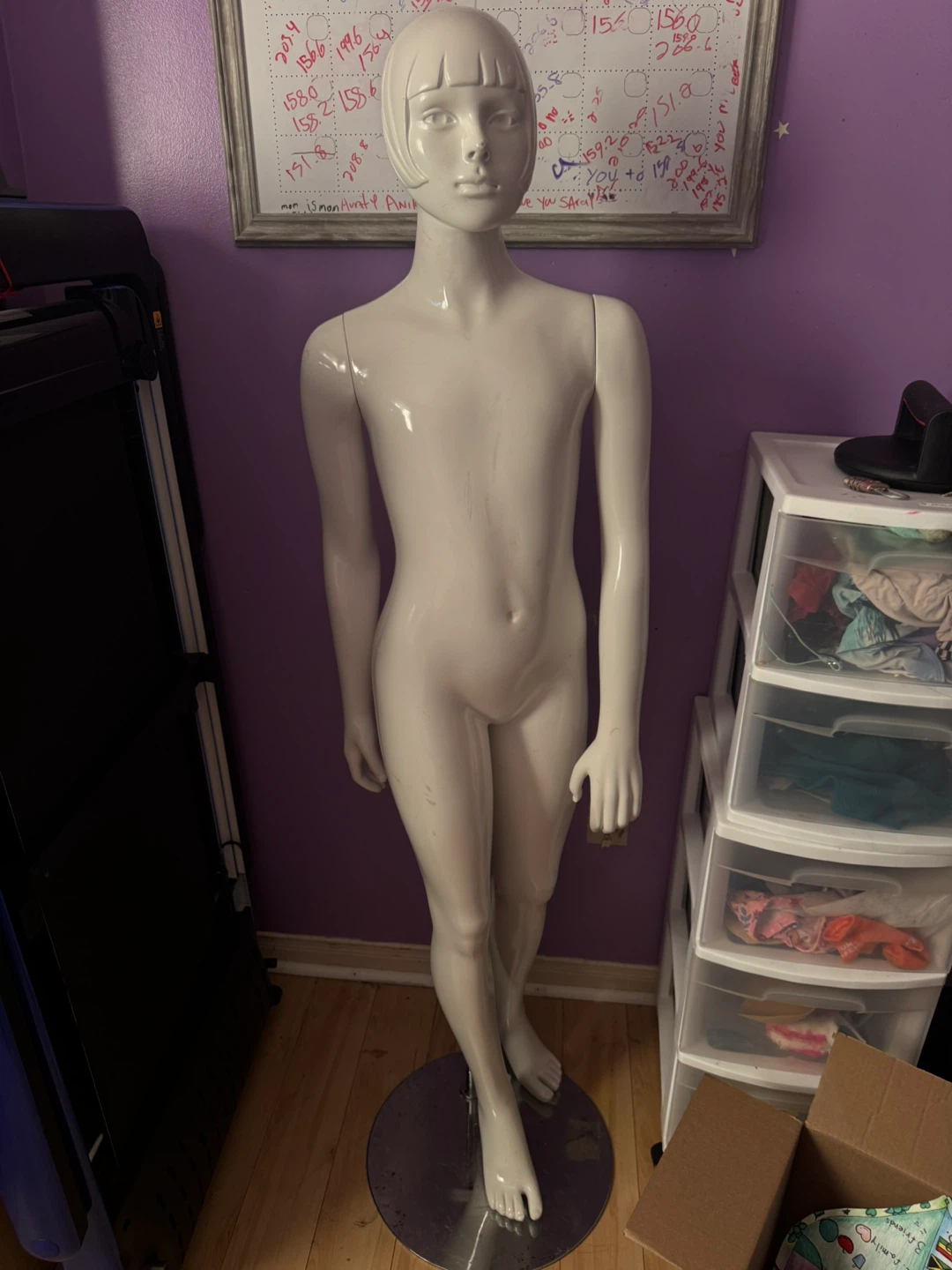 Full Body Female Mannequin + Metal Stand