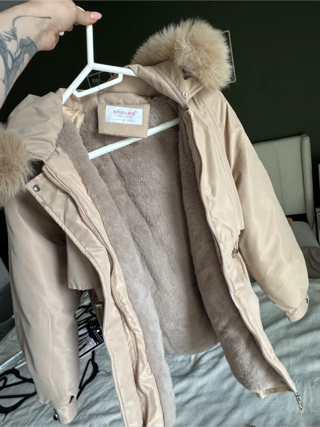 Beige Winter Jacket