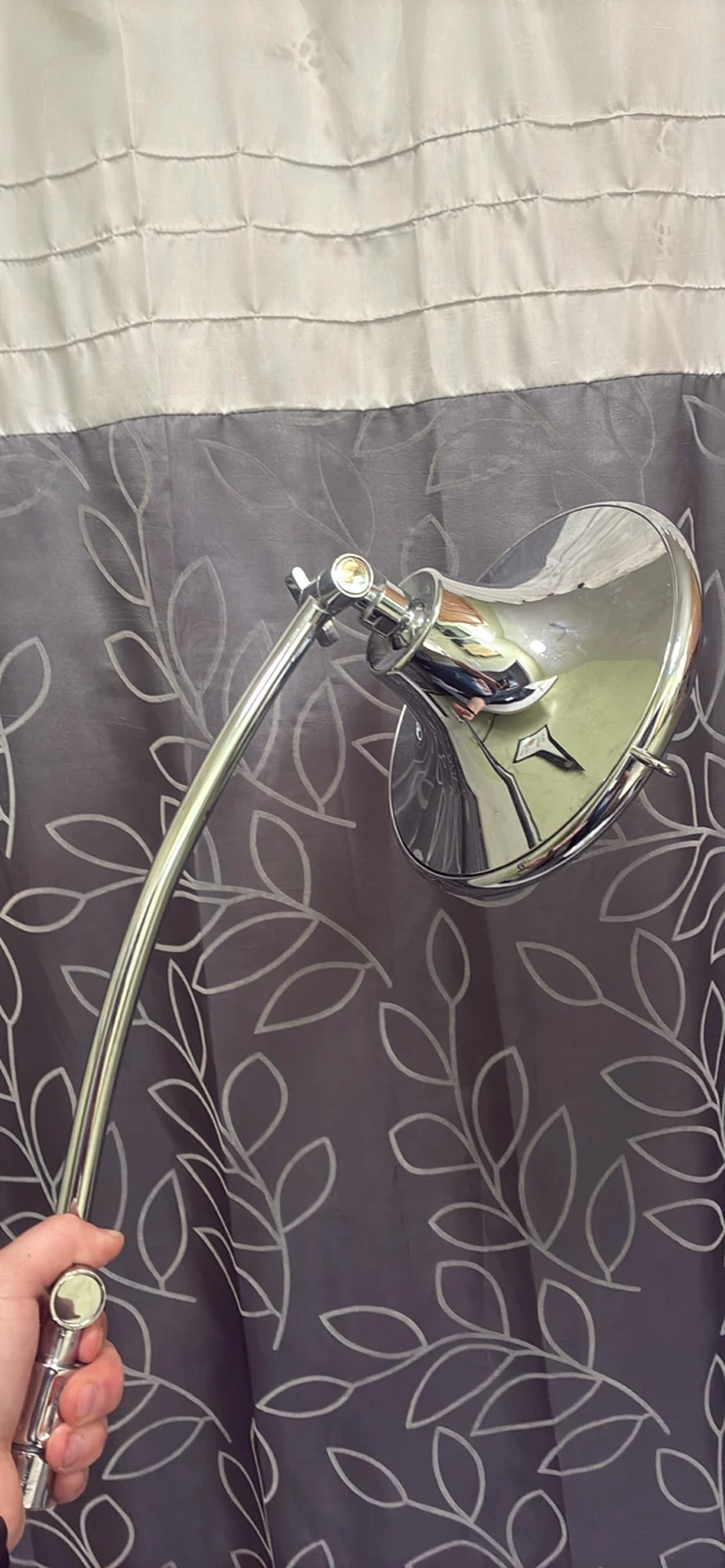 Chrome Shower Head with Adjustable Arm - photo 2