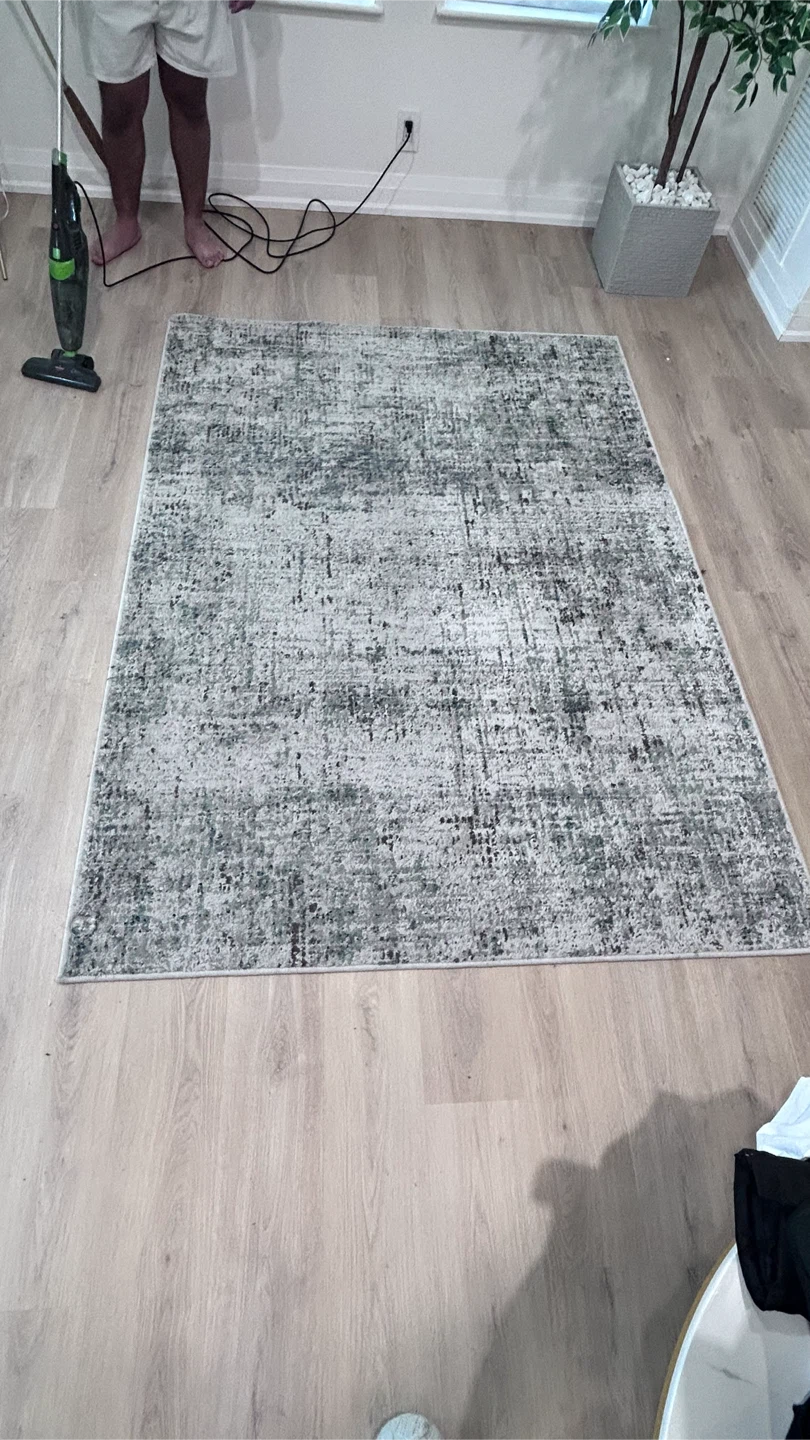 5’ x 7’ Area Rug – Grey & Blue – $40 - photo 2