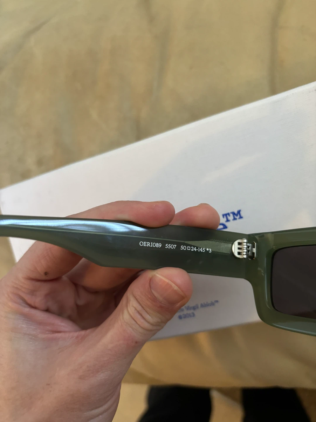Off-White Lecce Sunglasses Sage Dark Green - photo 3