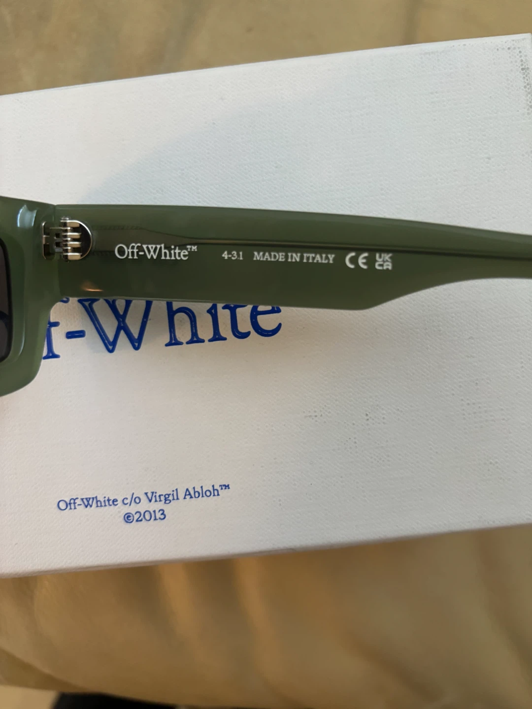 Off-White Lecce Sunglasses Sage Dark Green - photo 4
