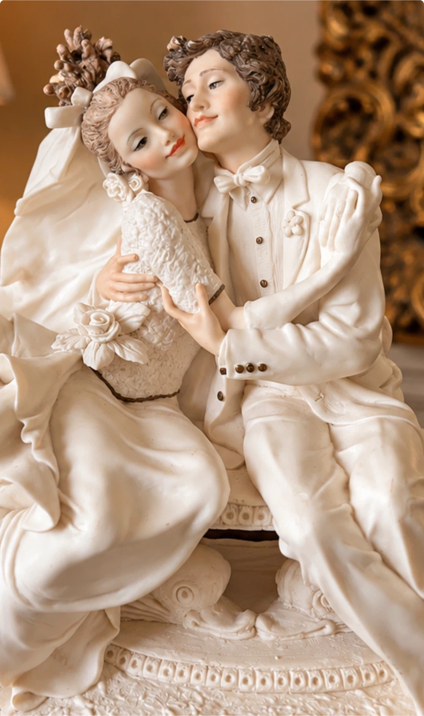 Vintage Wedding Couple Figurine - photo 2