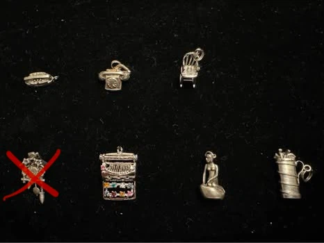 Individually Priced Vintage Sterling Silver 3D Charms