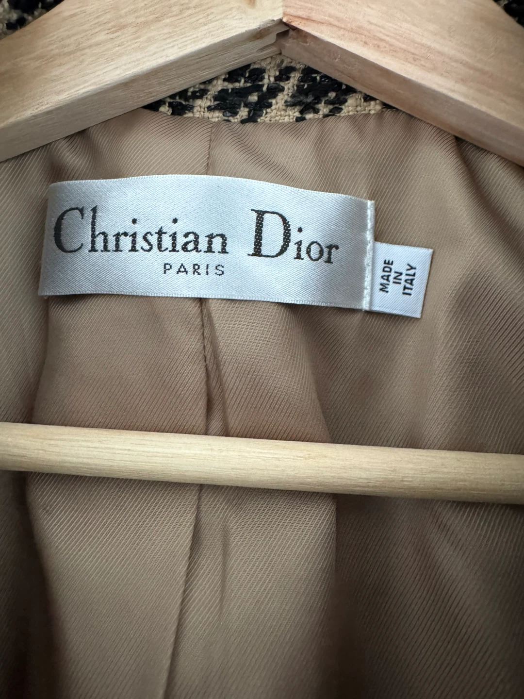 Christian Dior Houndstooth Tweed Blazer - photo 5