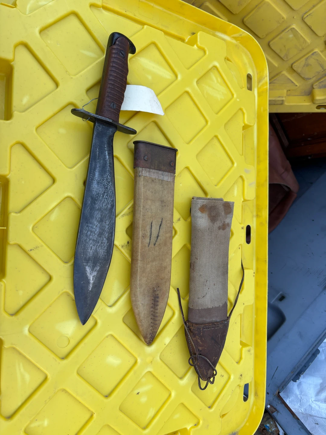 1917 Bolo Knife with Sheath