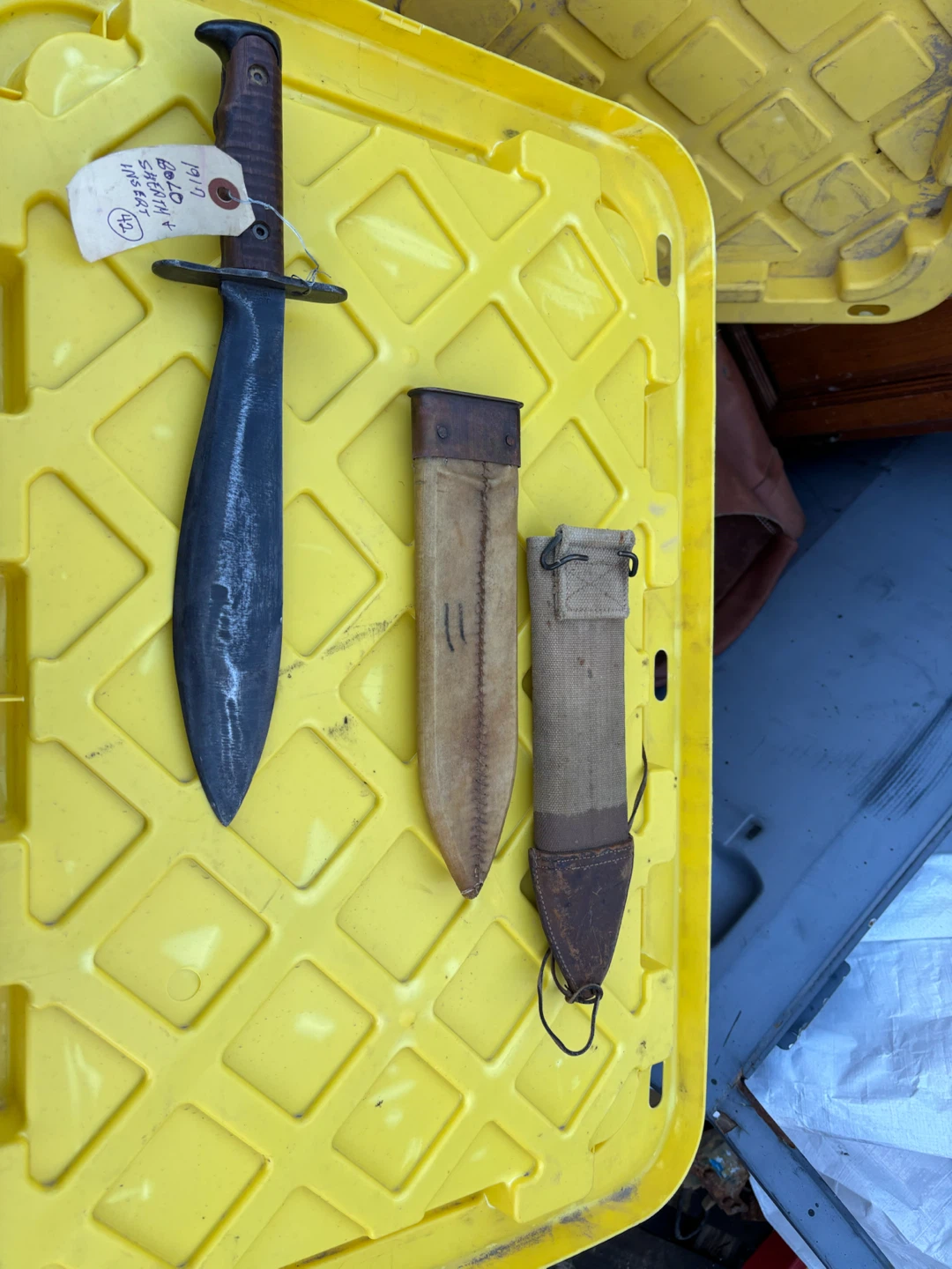 1917 Bolo Knife with Sheath - photo 3