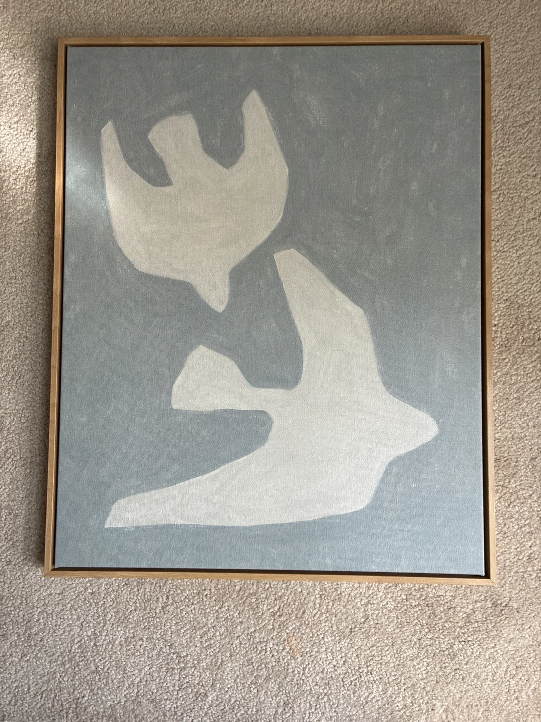 Framed Abstract Bird Wall Art