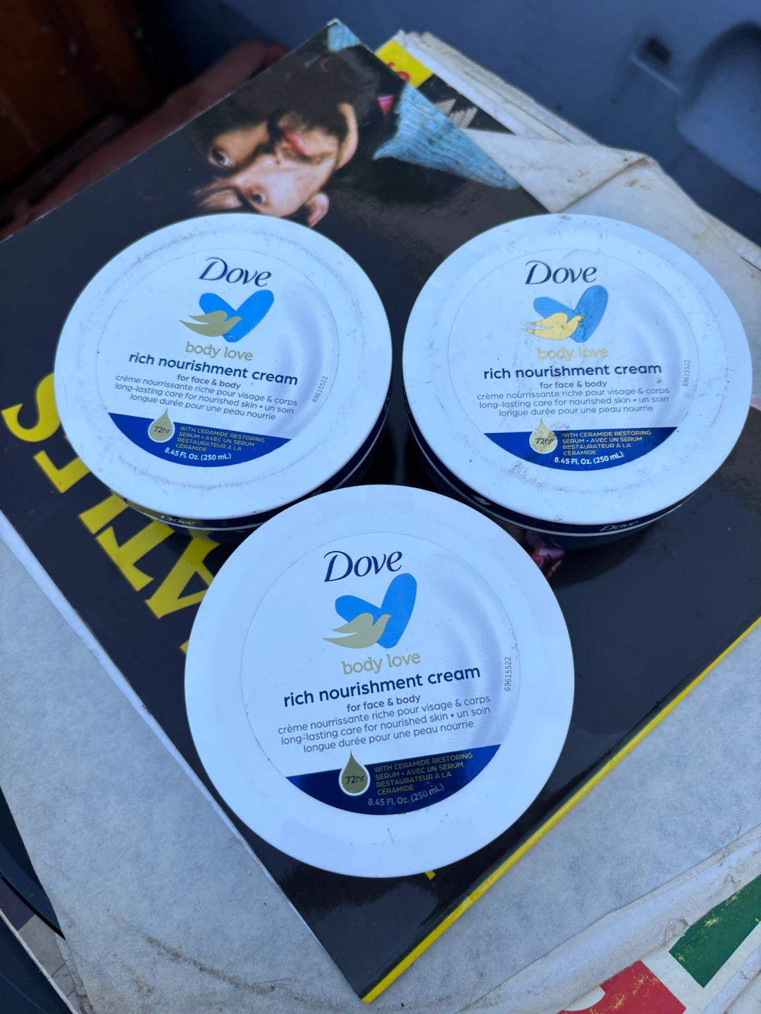 Three Dove Body Love Rich Nourishment Creams