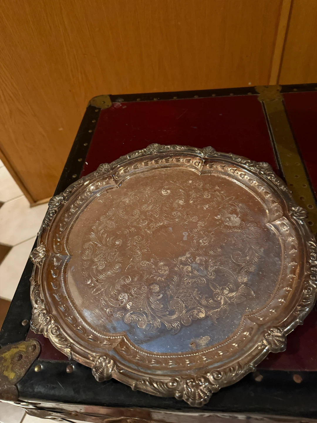 Wm. A. Rogers Silver Plated Serving Tray
