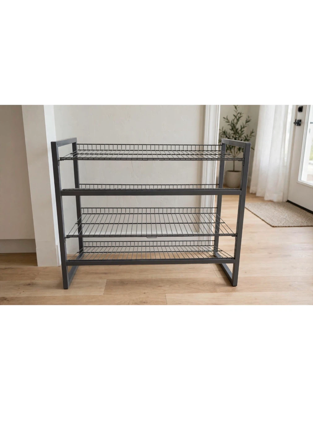 Three-Tier Metal Storage Rack