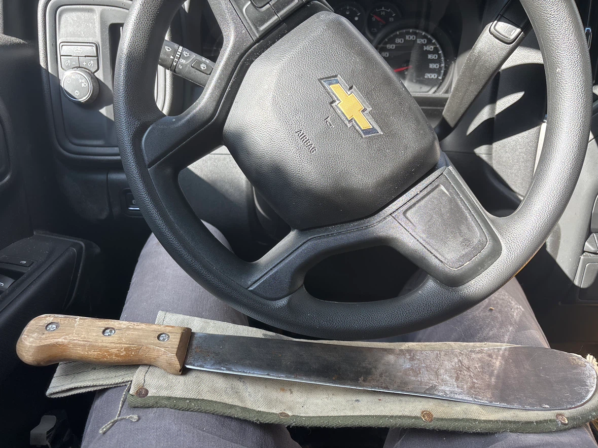 Vintage Machete with Canvas Sheath - photo 2