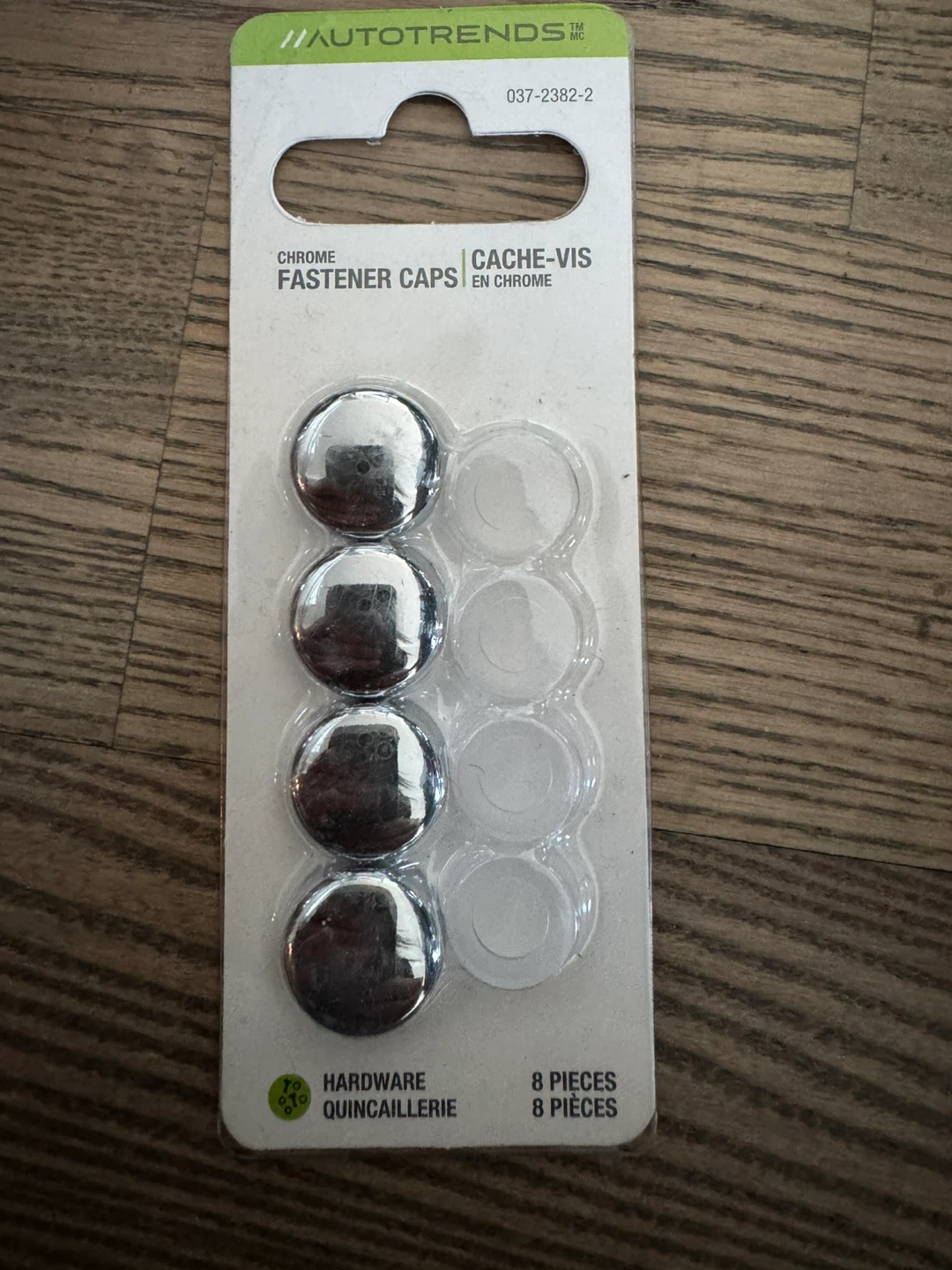 Autotrends Chrome Fastener Caps