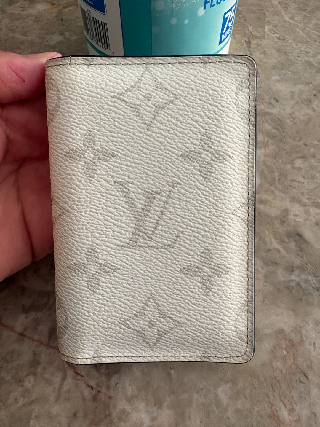 Louis Vuitton White Monogram Card Holder