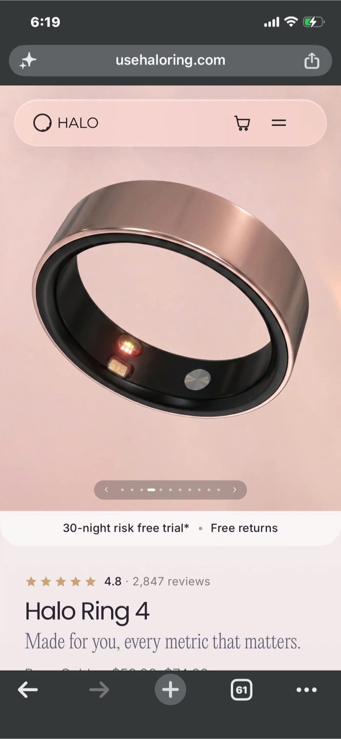 Halo Ring 4 - size 9