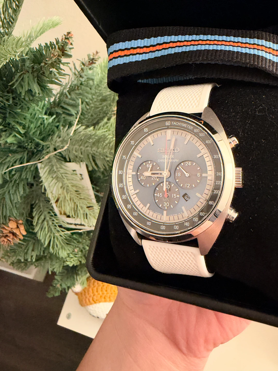 Seiko Solar Chronograph Watch