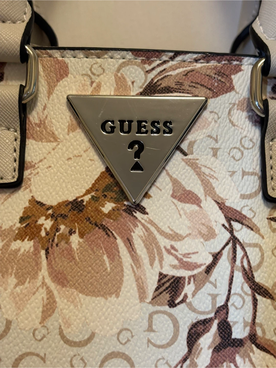 Guess Floral Print Crossbody Bag