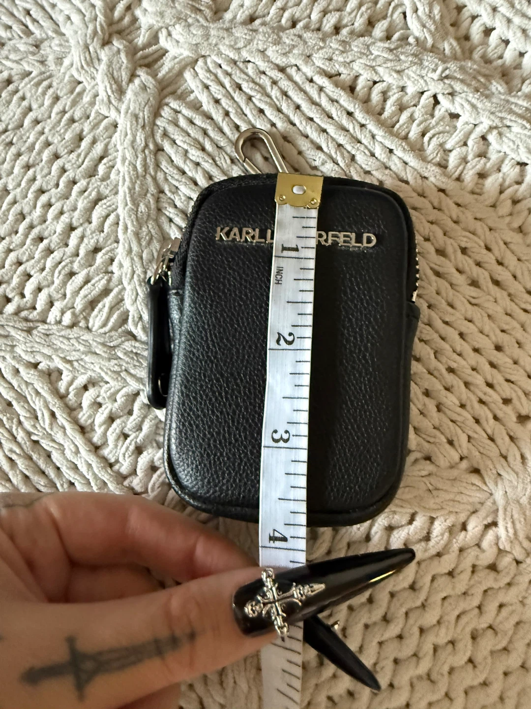 Karl Lagerfeld Paris Black Mini Pouch - photo 5