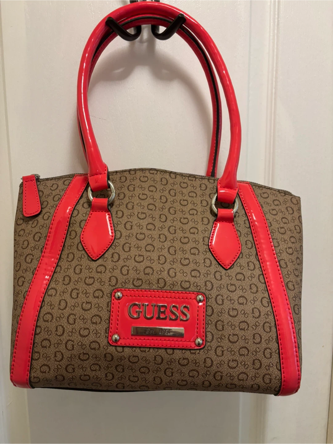 GUESS Handbag with Coral Accents