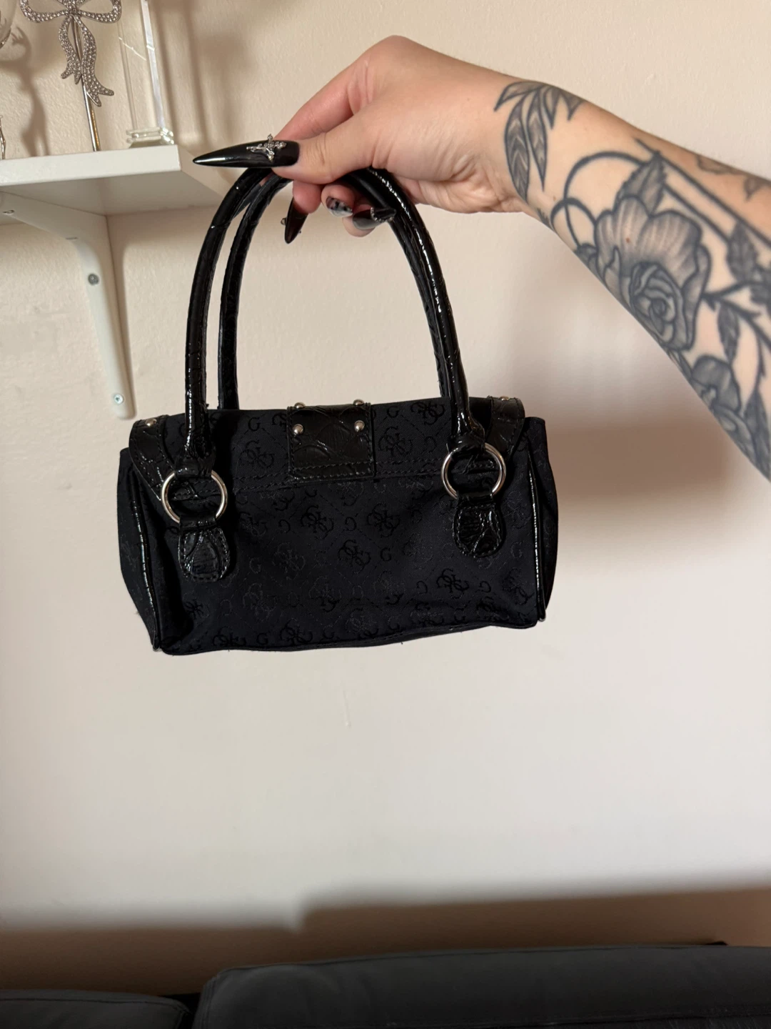 Black Guess Handbag - photo 2