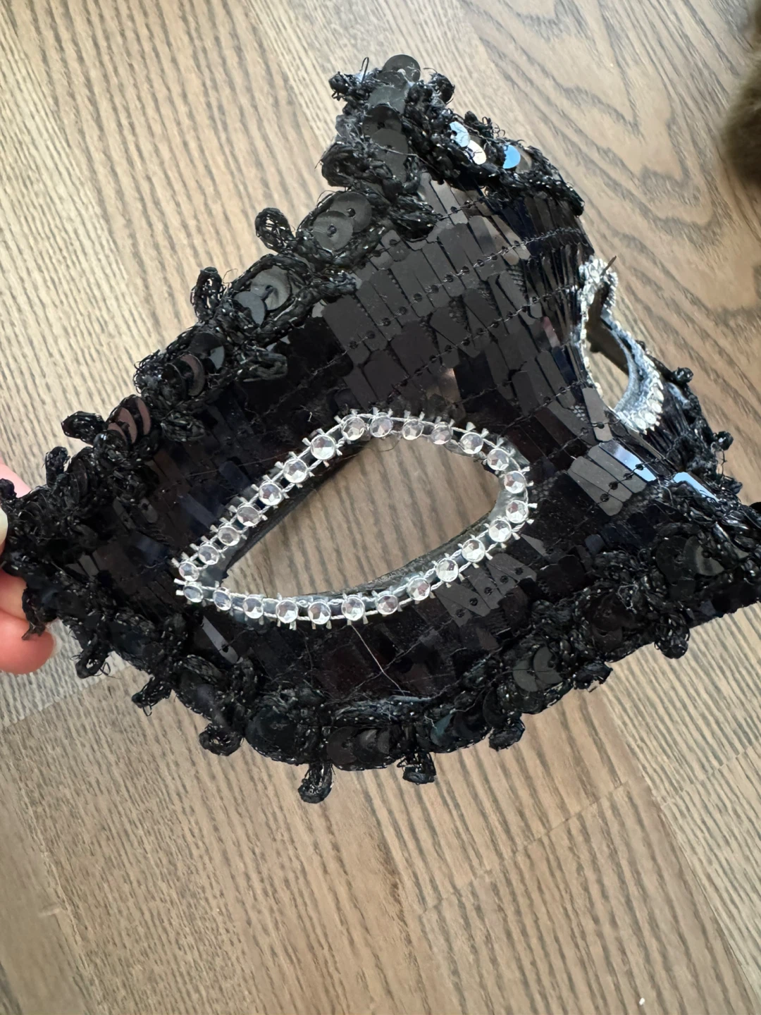 Haute Couture Black Masquerade Mask - photo 3