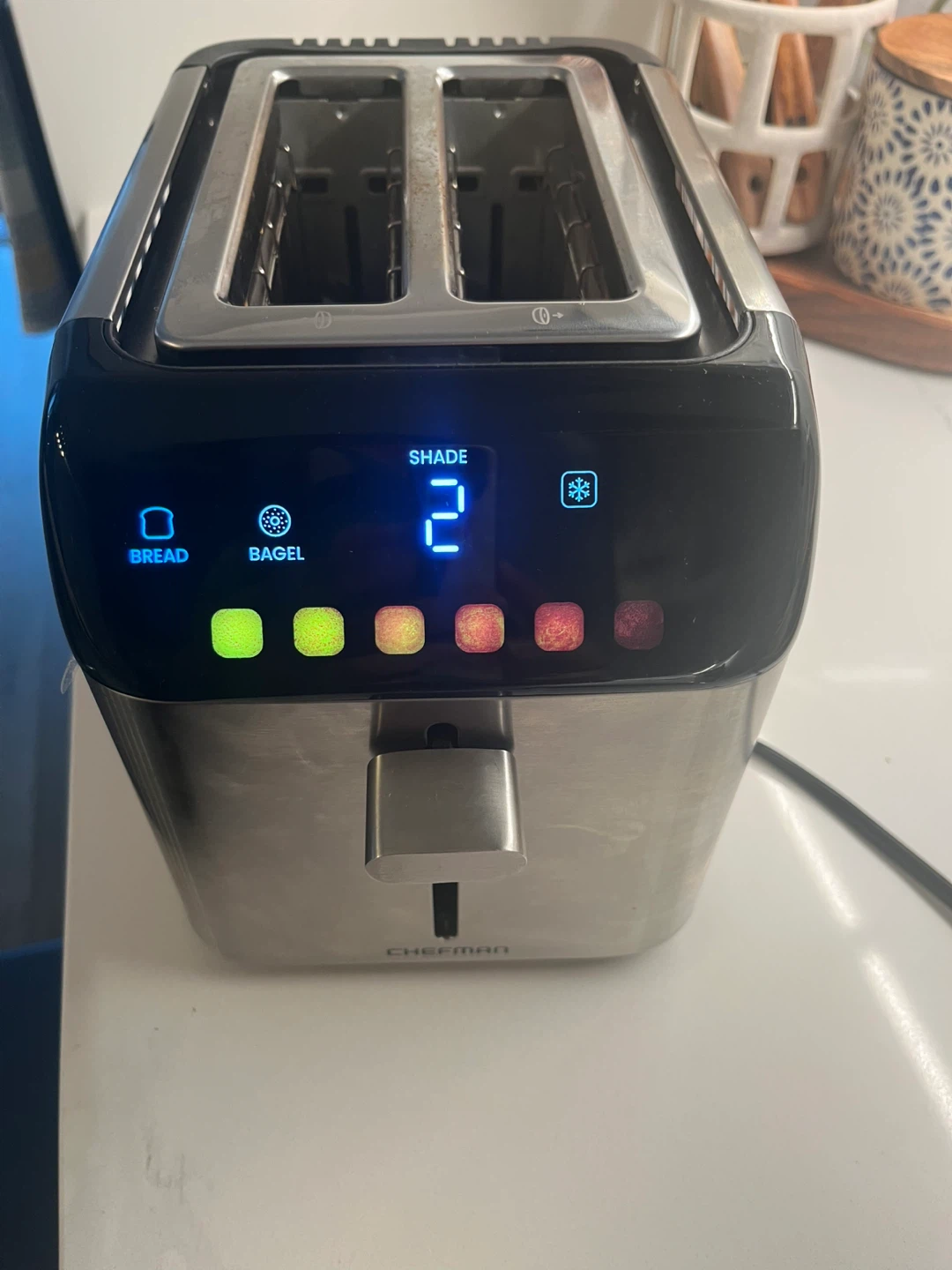Chefman Smart Touch 2 Slice Digital Toaster