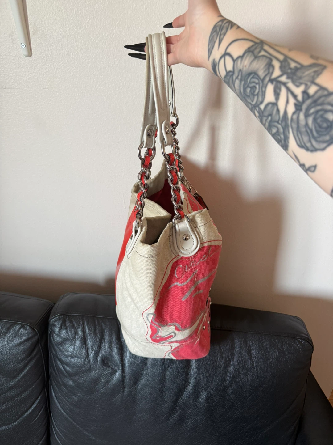 Coach Floral Canvas Tote Bag - photo 4