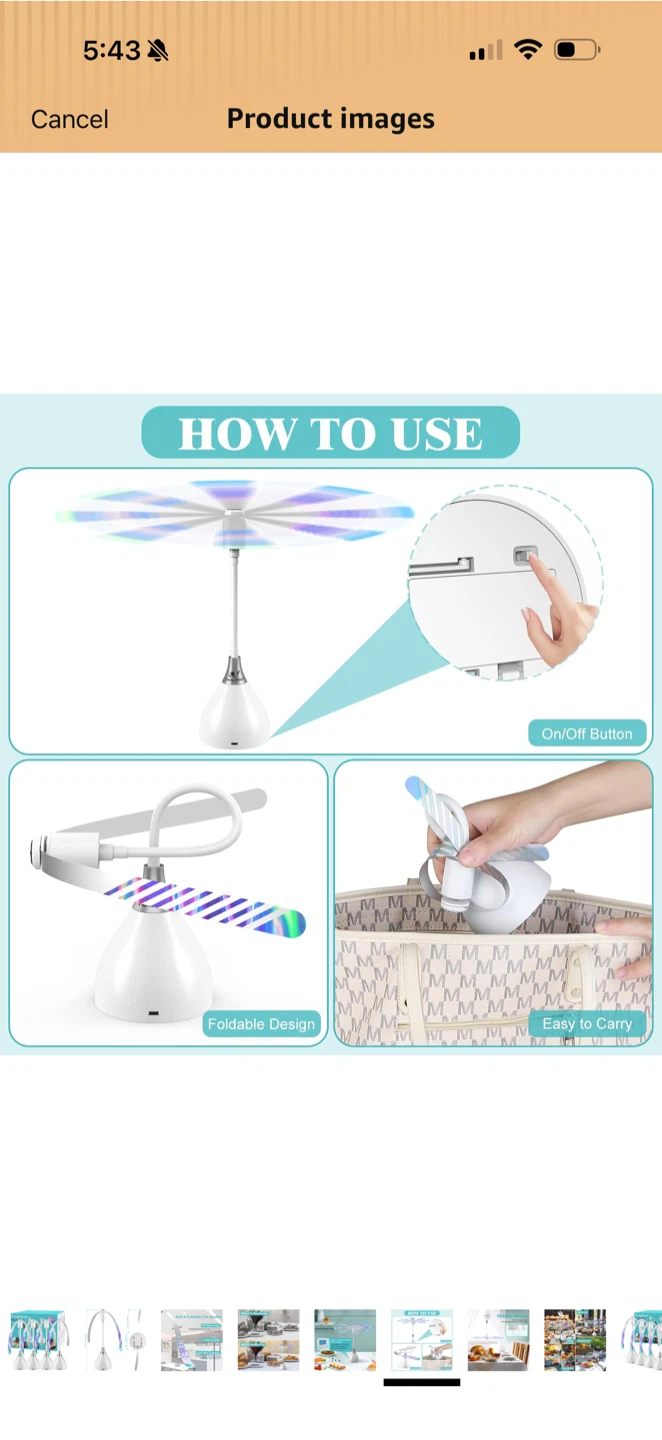 Neijiaer Fly Repelling Fans - 4 Pack - photo 4