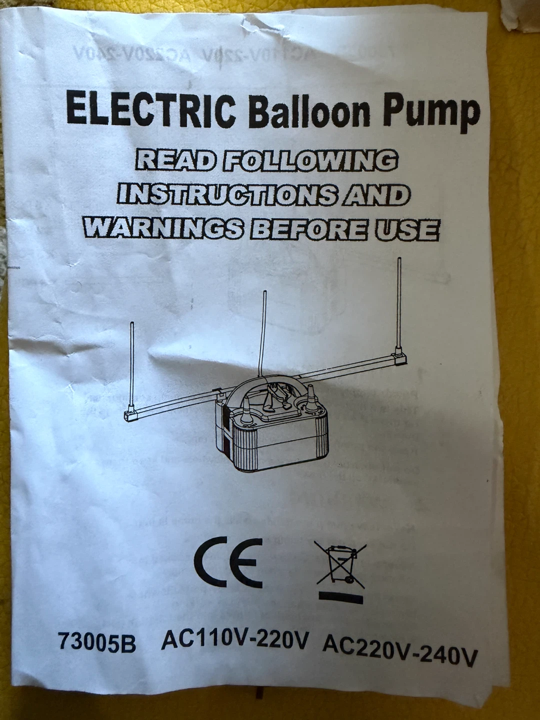 Electric Balloon Pump with Adjustable Sizer - photo 3