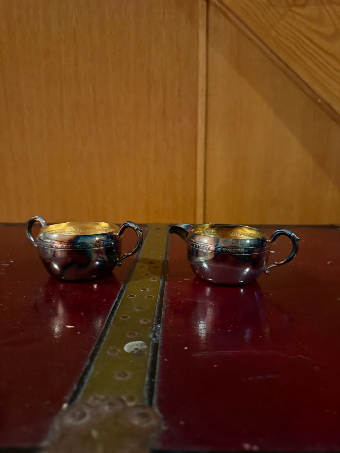 Wm. A. Rogers Cream and Sugar Set