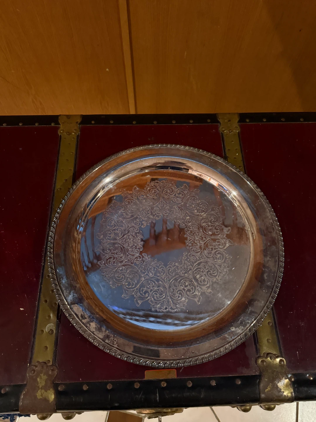 Wm. A. Rogers Silver Plated Serving Tray